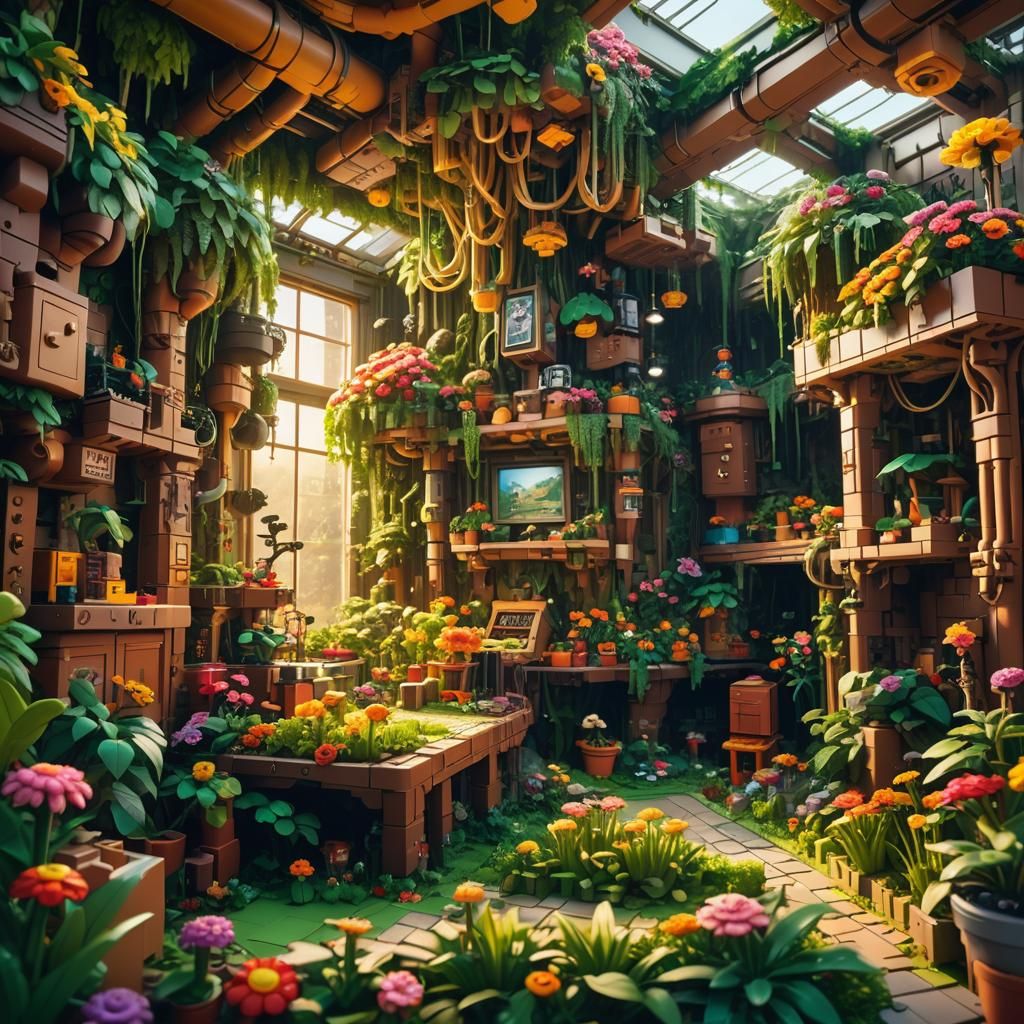 Lego Grow Room: Fantasy Concept Art