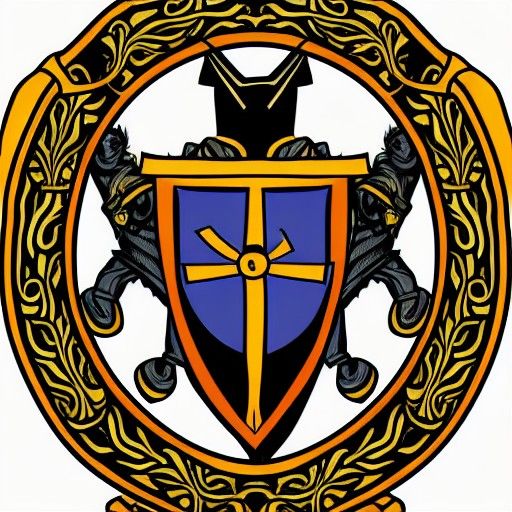 Evil Ruler's Coat of Arms with Magical Lineage