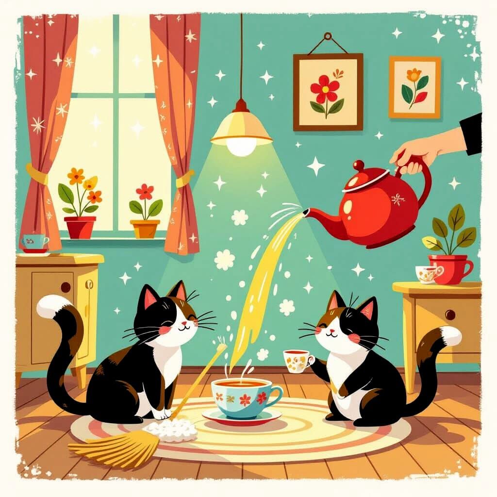 Magical Chores: AI-Generated Art