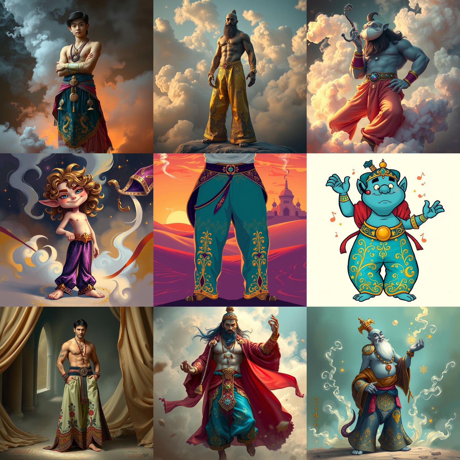 AI Generated Image of Genie Pants