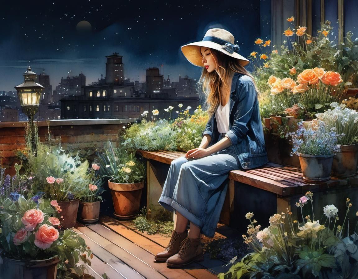 Secret Rooftop Garden