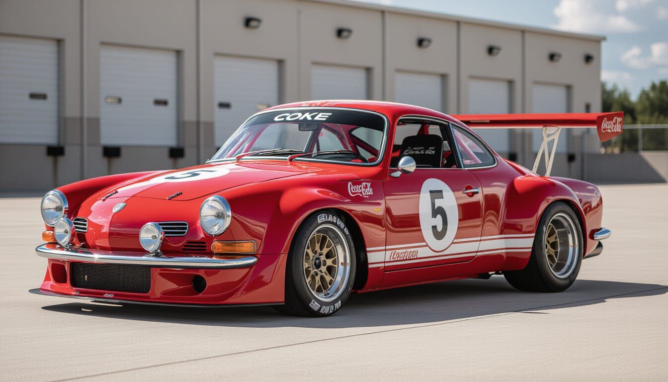 Coca-Cola Racing Karmann Ghia GT3: Retro-Modern Concept