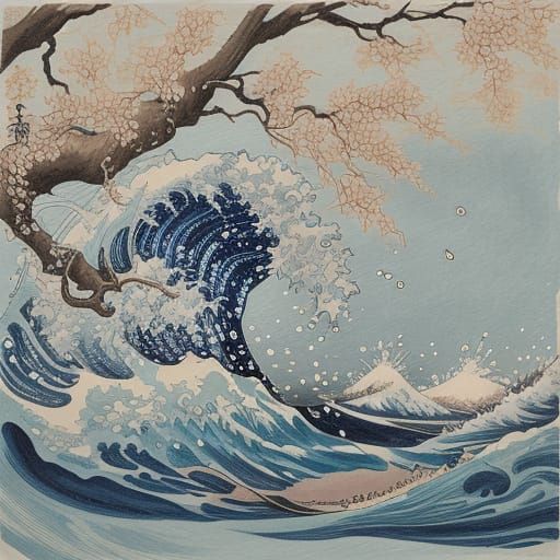 Dromedary in Desert Light: Sumi-e Ink Wash