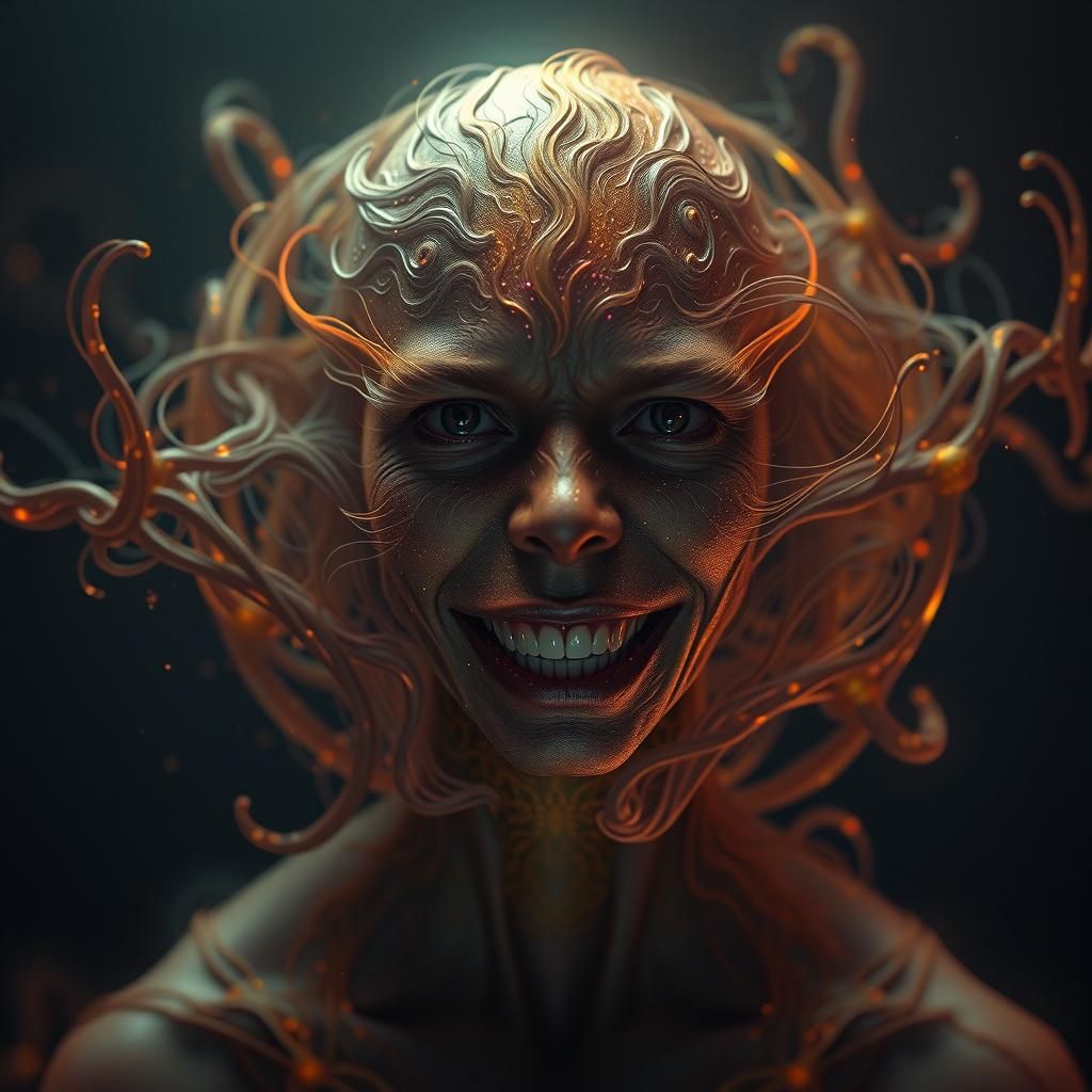 octane render ultraclean surrealism surreal, in the style of Dorohedoro and samourai champloo, walking on the moon in yo...