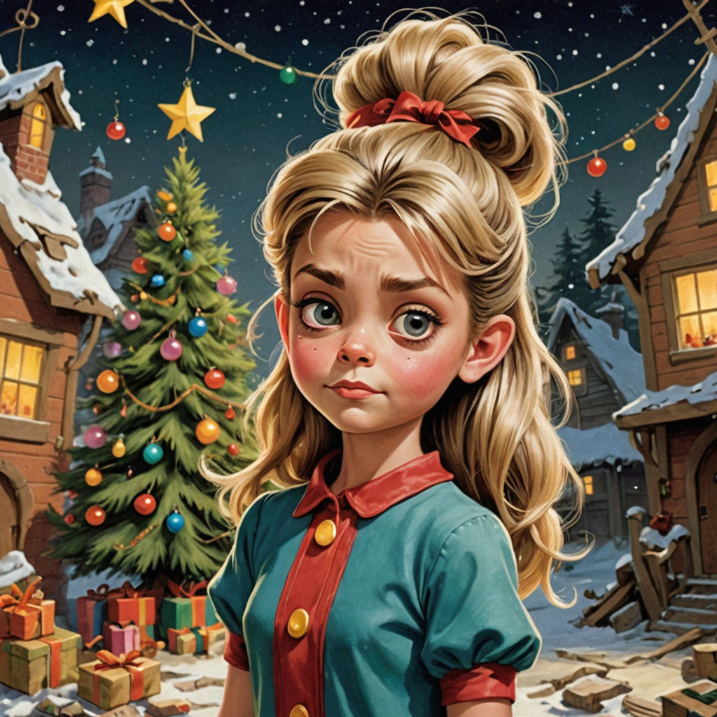 Whimsical Christmas Nightmare with Cindy-Lou Who