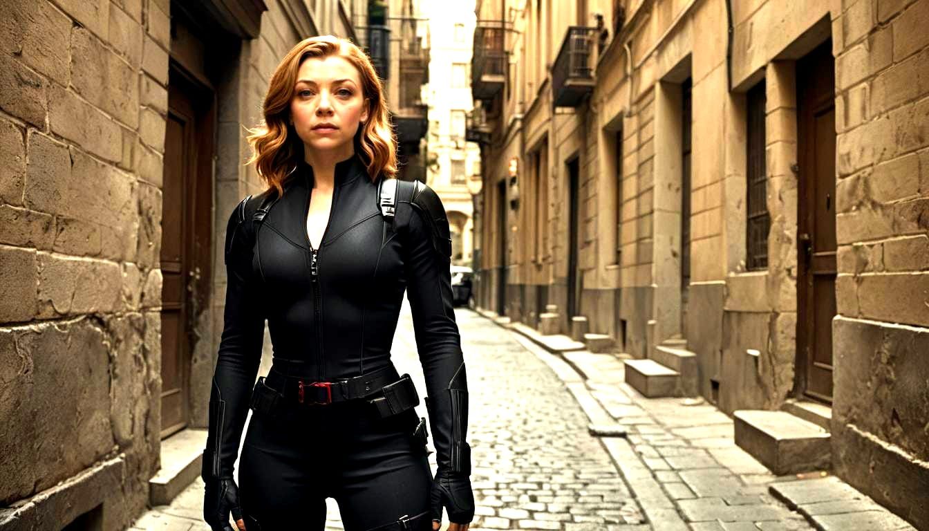Natalie Dormer as Black Widow in Budapest
