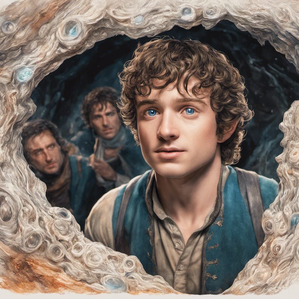 Selfie of a Hobbit in Cave of Rings