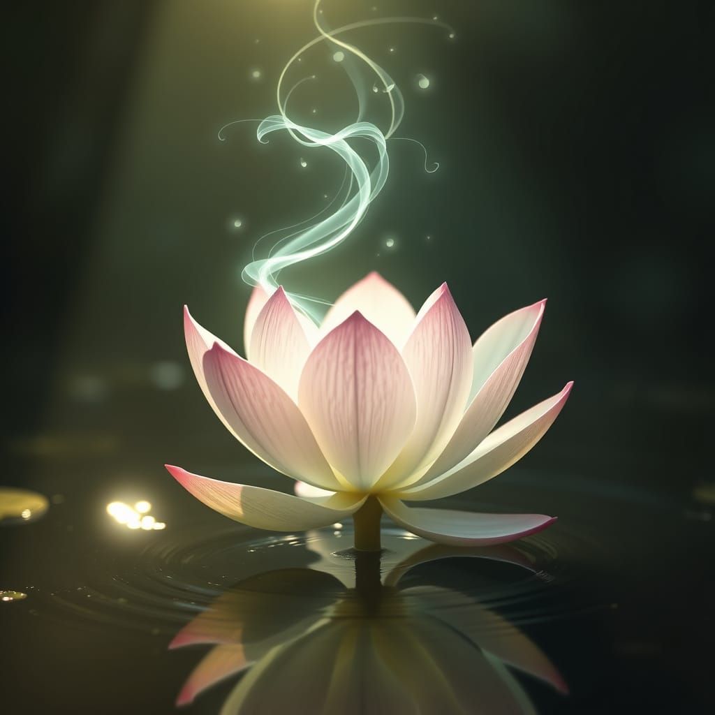 Ethereal Lotus Spirit Ascends