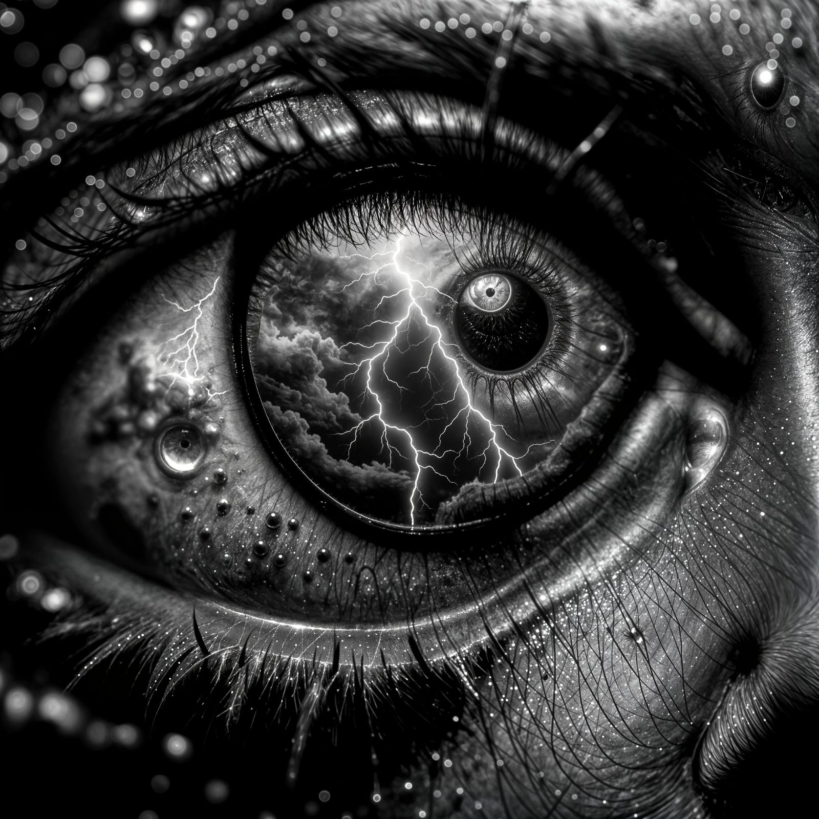 Ethereal Storm Eye in Hyper-Realistic Detail