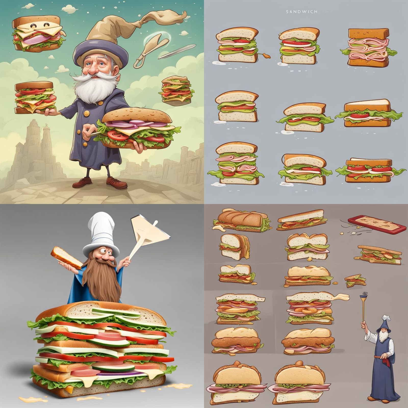 Sandwich Wizard Generated by AI
