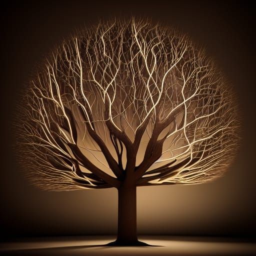 Lightning Bubble Tree: 8k Resolution Concept Art