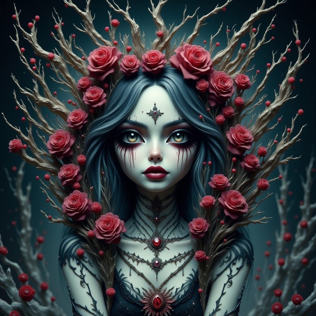 Living Dead Girl Superstar Portrait