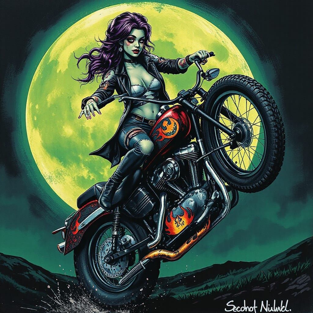 Bride of Frankenstein Rides Again: Graffiti Street Art