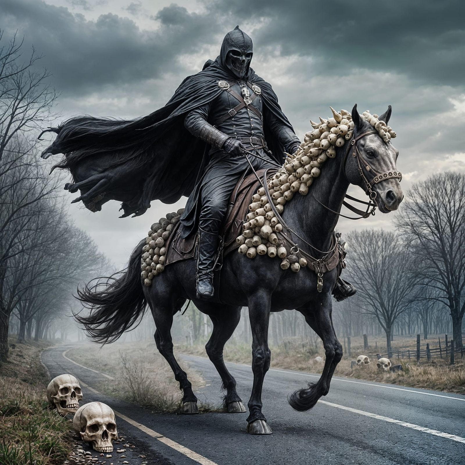 Headless Horseman Rides Skull Road
