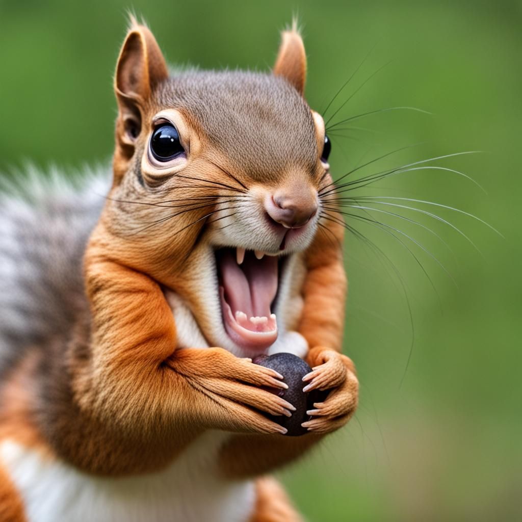 Laughing Squirrel Generated by AI