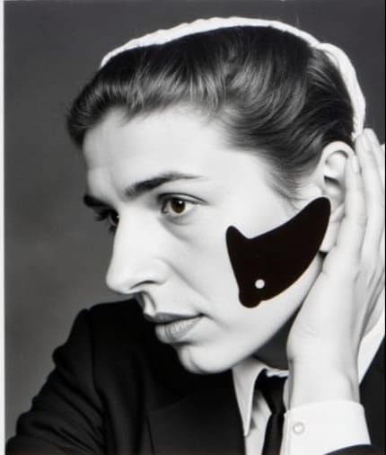 Butch Lesbian With Specialized Earphone