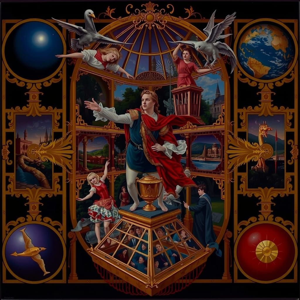 Ornate Palace in the Style of Richard Dadd