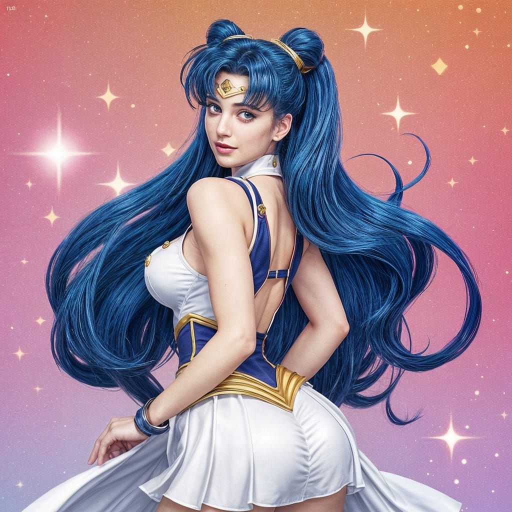 Sailor Moon in Sailor Fuku