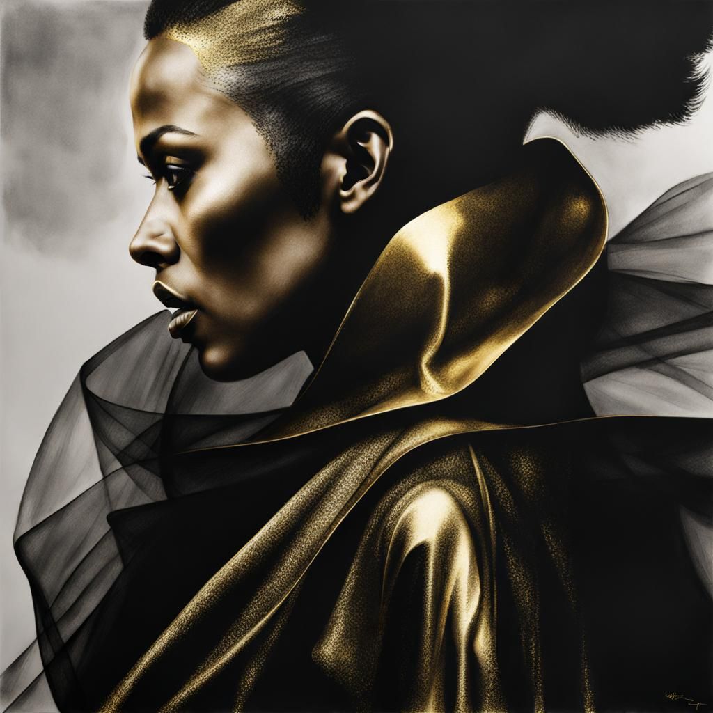 Double Exposure: Courage, Fear in Charcoal and Ink