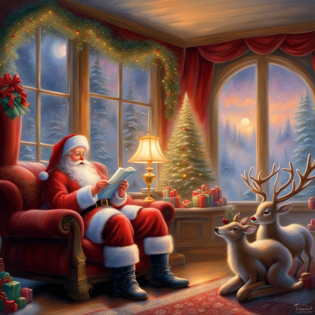 Cosy evening for the man in red 🎅