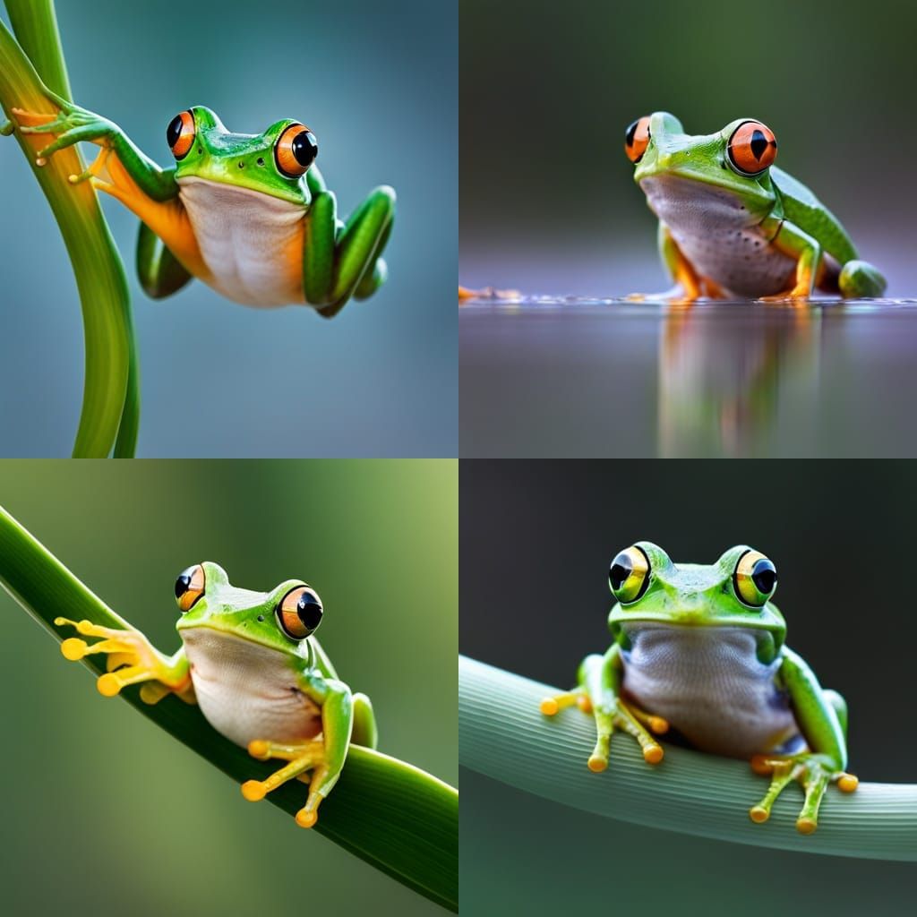 Cartoon Image of a Frog