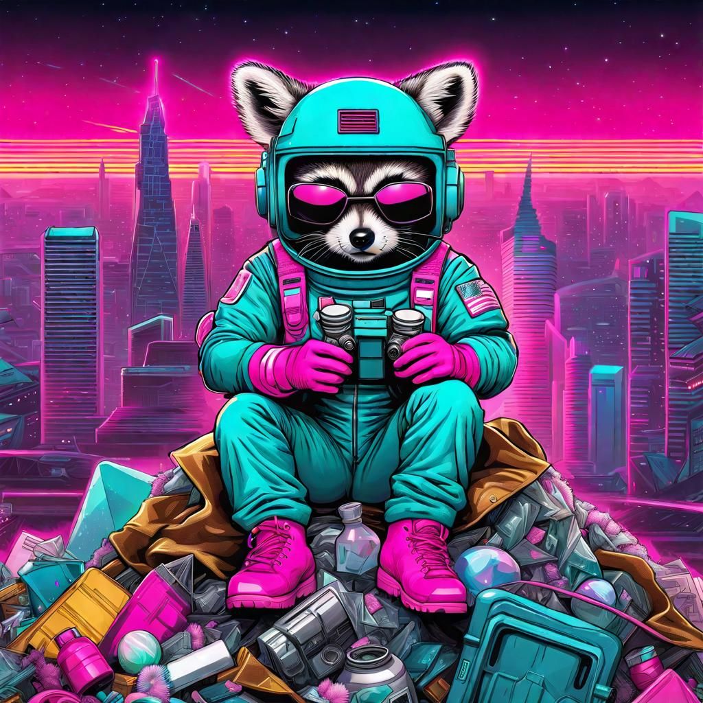 Space Racc has landed on Planet Trash