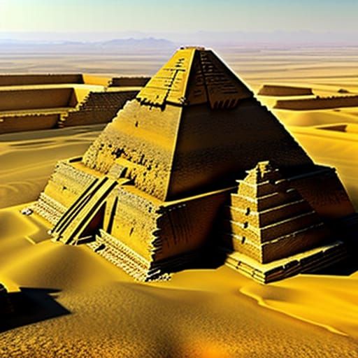 The Ancient Pyramids in Meroe