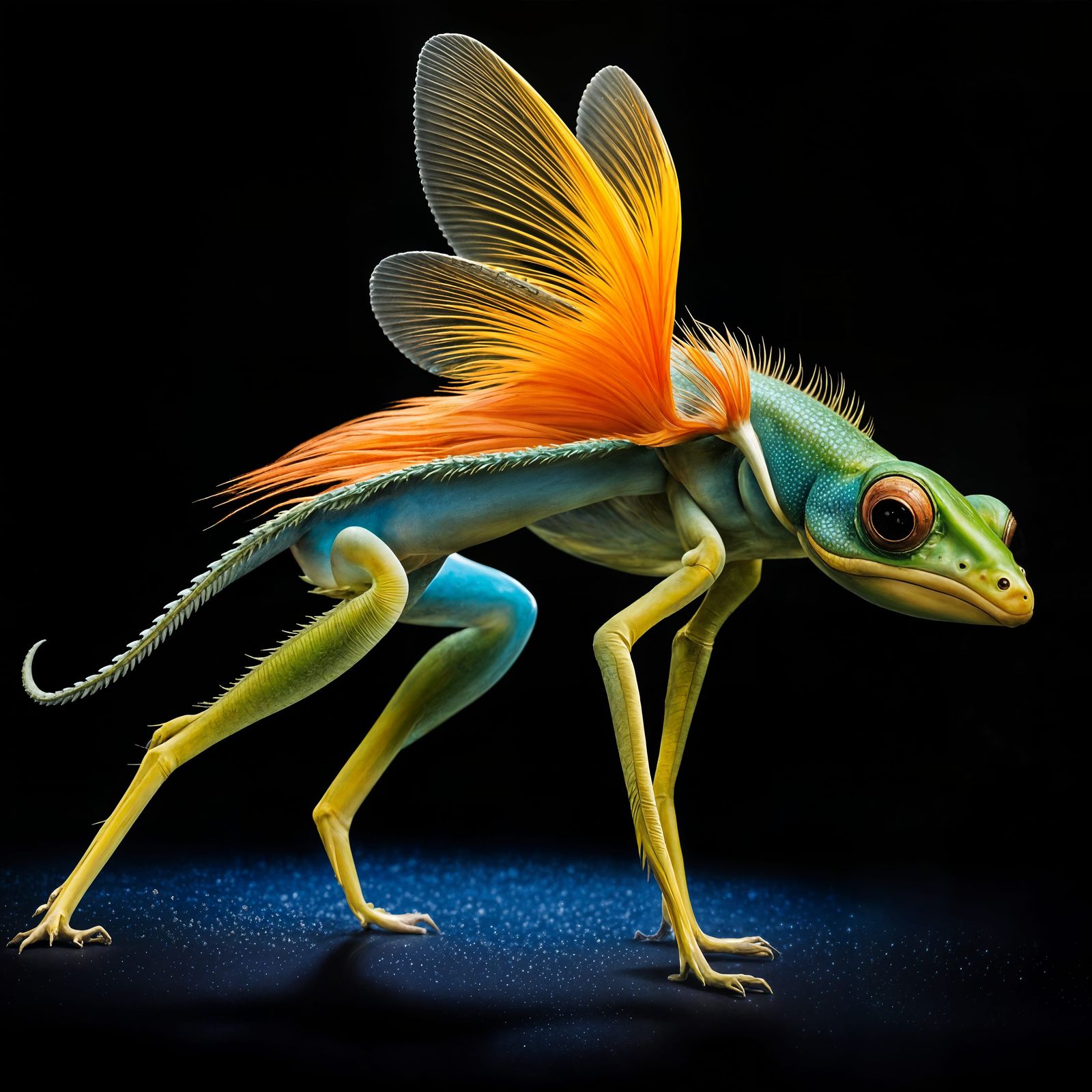 not a fan of gene splicing and gain-of-function features on creatures like himself