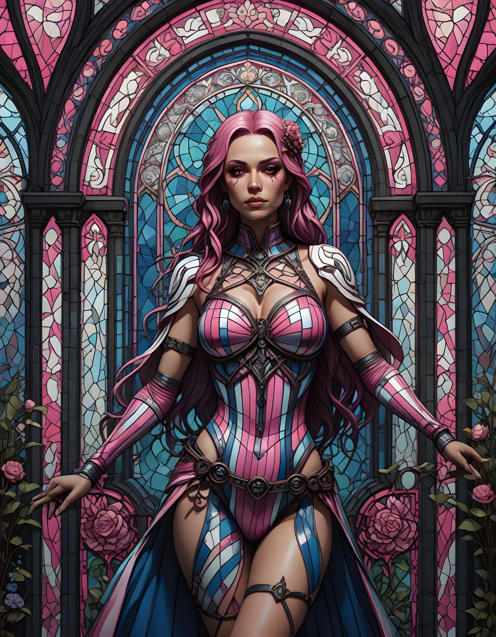 first transwoman stained glass for church of LGBTIQA+