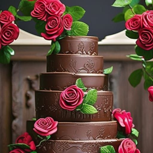 Cravings 😜 for chocolate cake made me make this