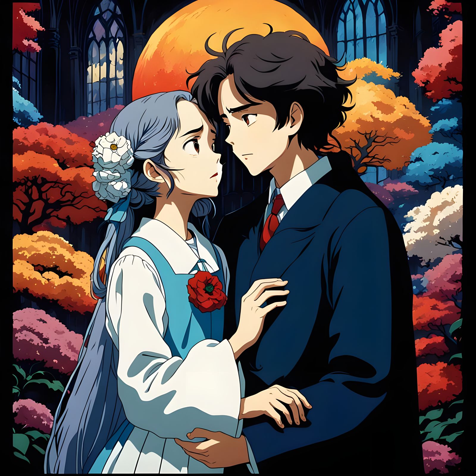 Gothic Romanticism: A Dark Academia Anime Dream