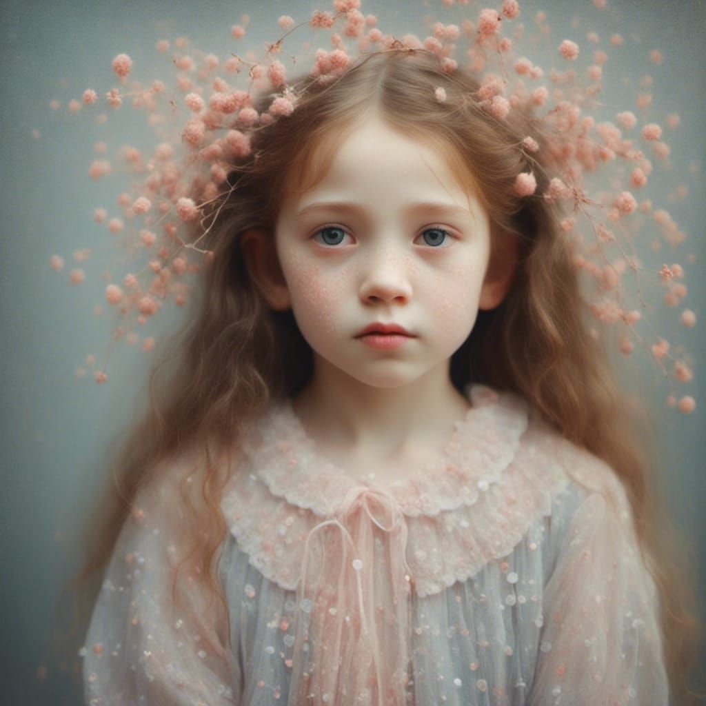 Pastel Portrait of a Girl with DSLR Quality