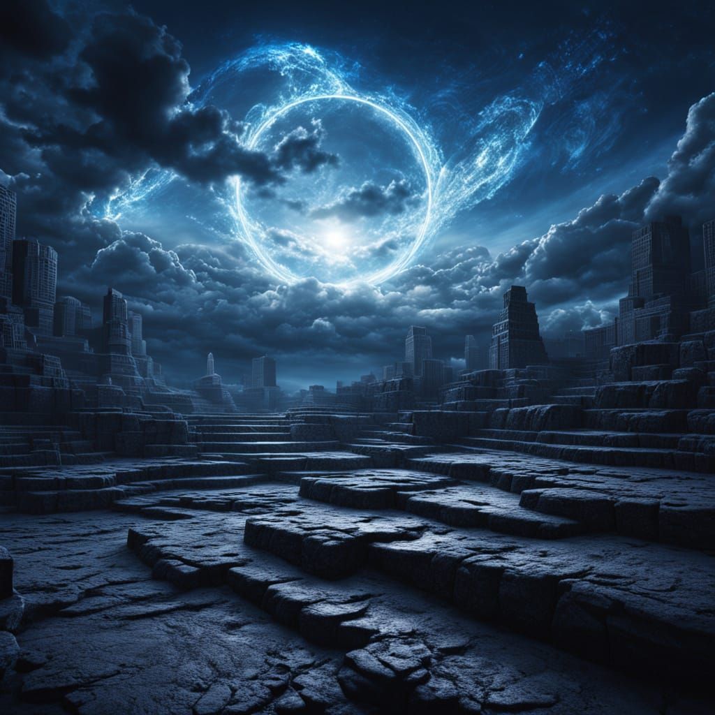 Biblical Divine Light Code as Hyperrealistic Digital Art