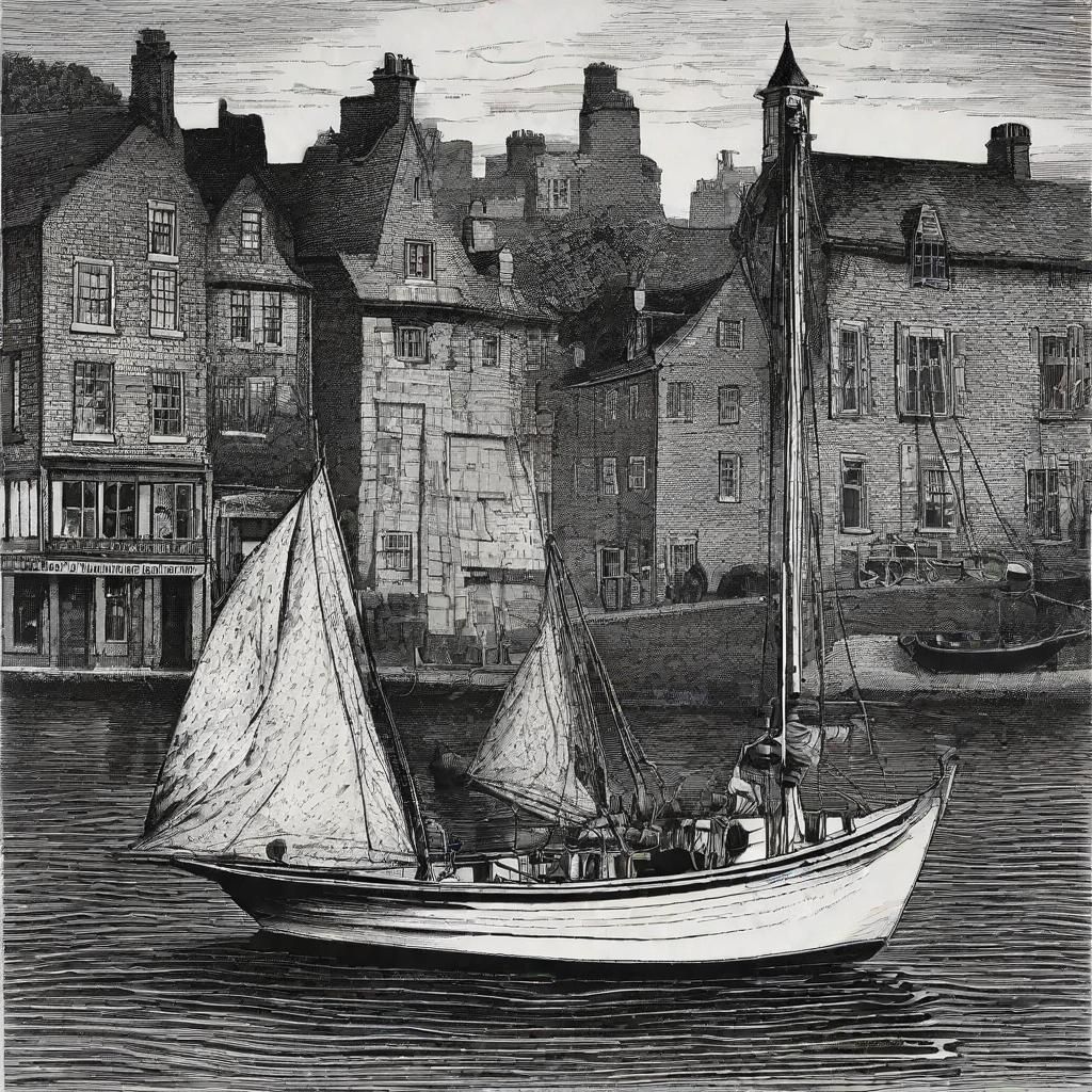 Vintage Celestial Chart: Sailing to Philadelphia