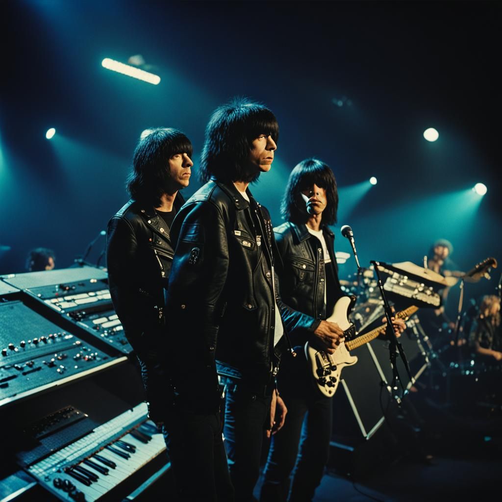 The Ramones: A Cinematic Film Still