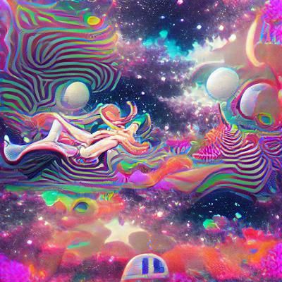 Psychedelic Space Dreamscape