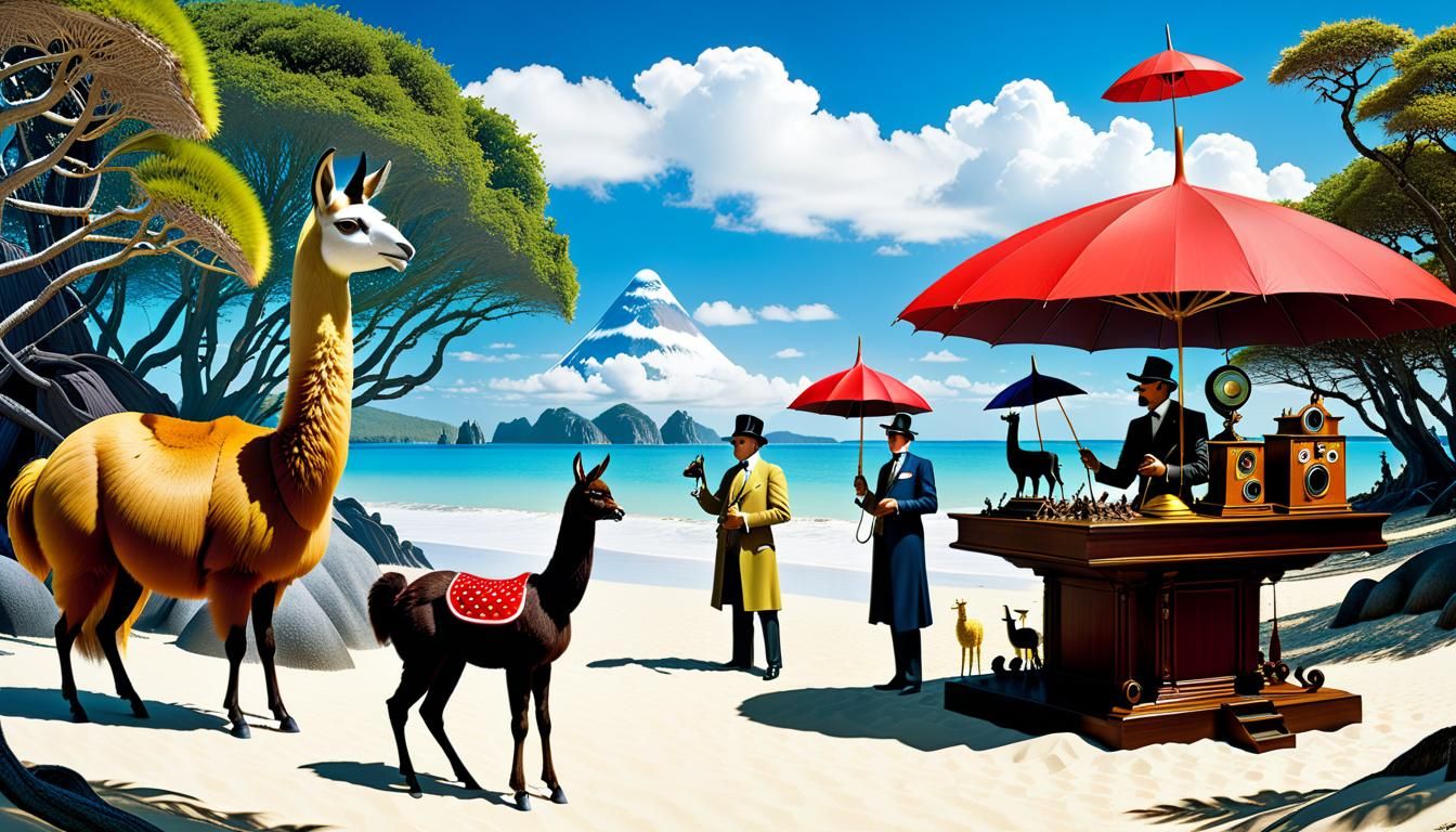 Surreal Cryptid Taxidermist Conference on Dr. Moreau's Islan...