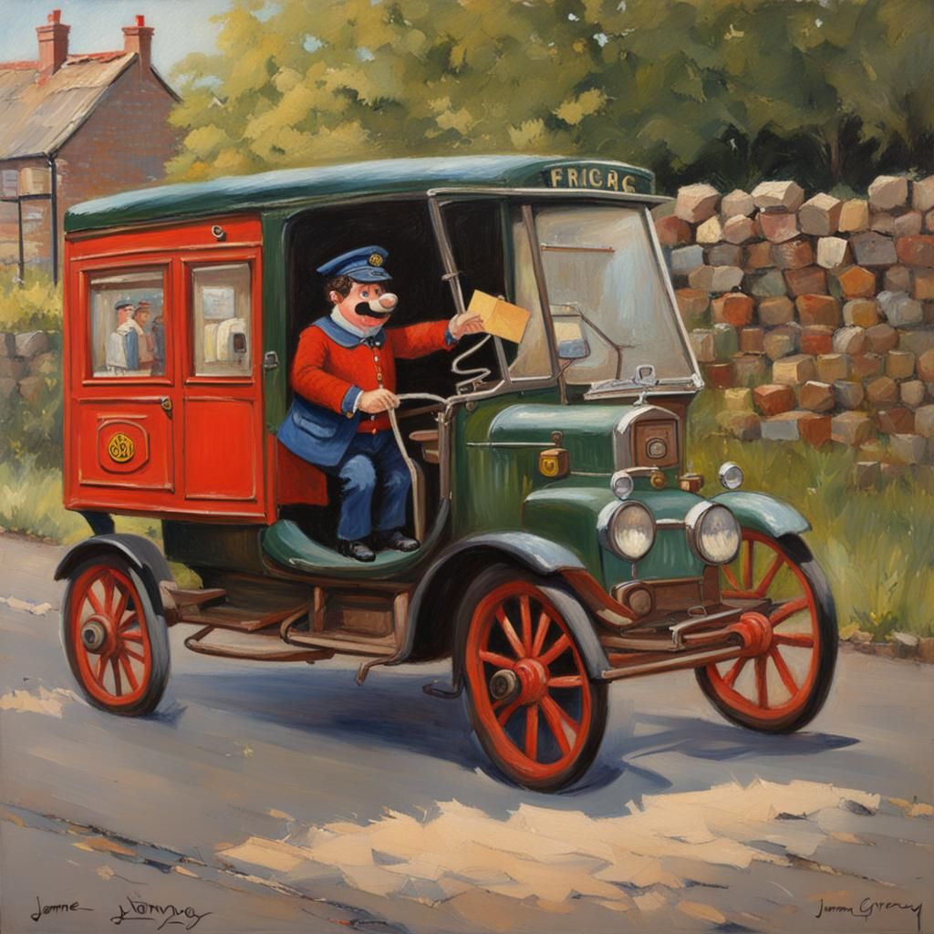 Postman Pat's Oil Painting Delivery