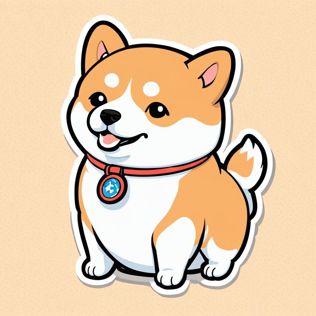 Shiba Inu Sticker