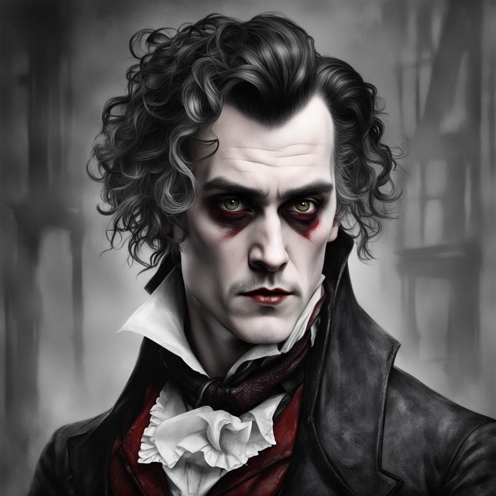 Realistic Portrait of Sweeney Todd