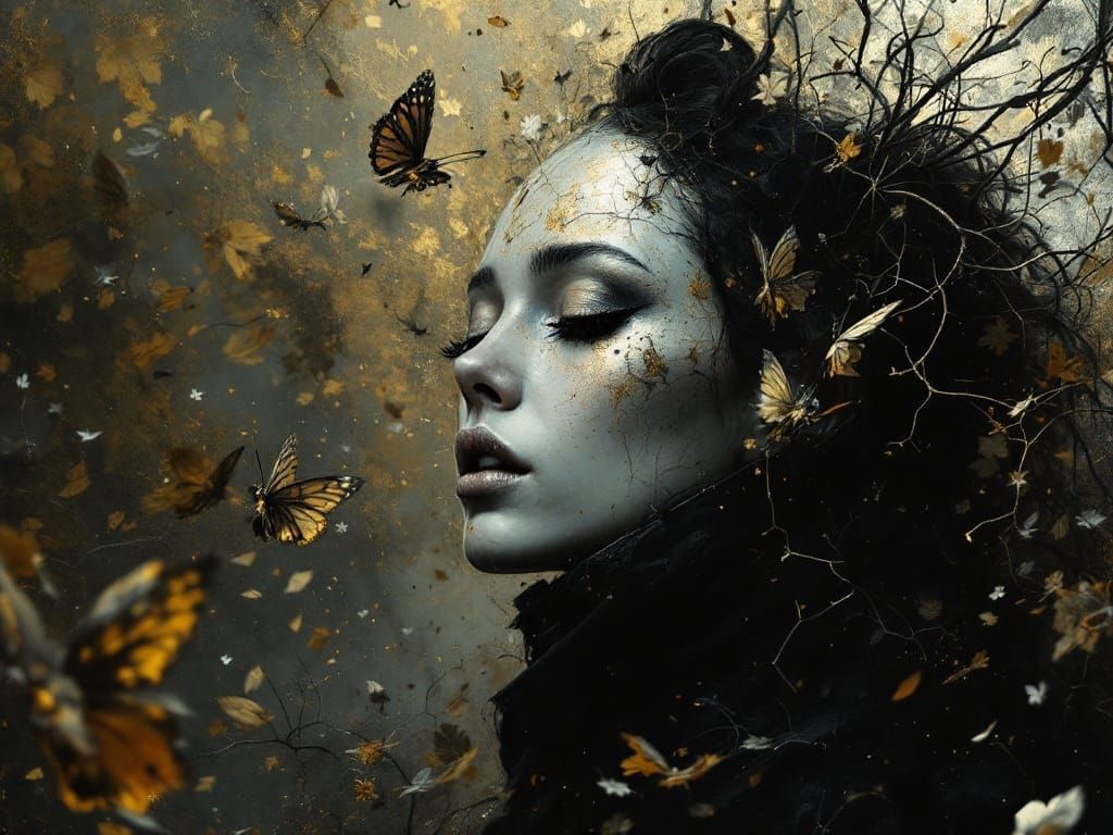 She Walks in Disguise with Anthropomorphic Arsenic & Tin