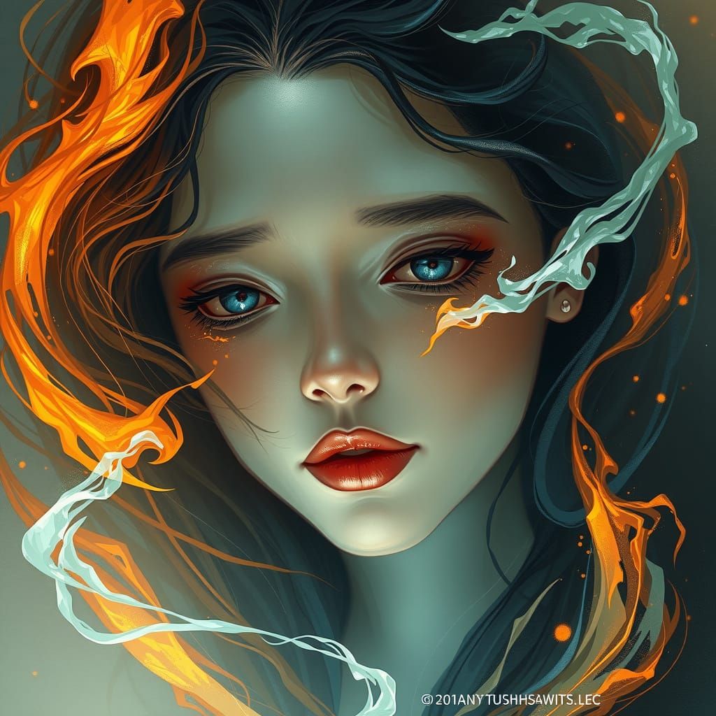 Surreal Goddess of the Elements