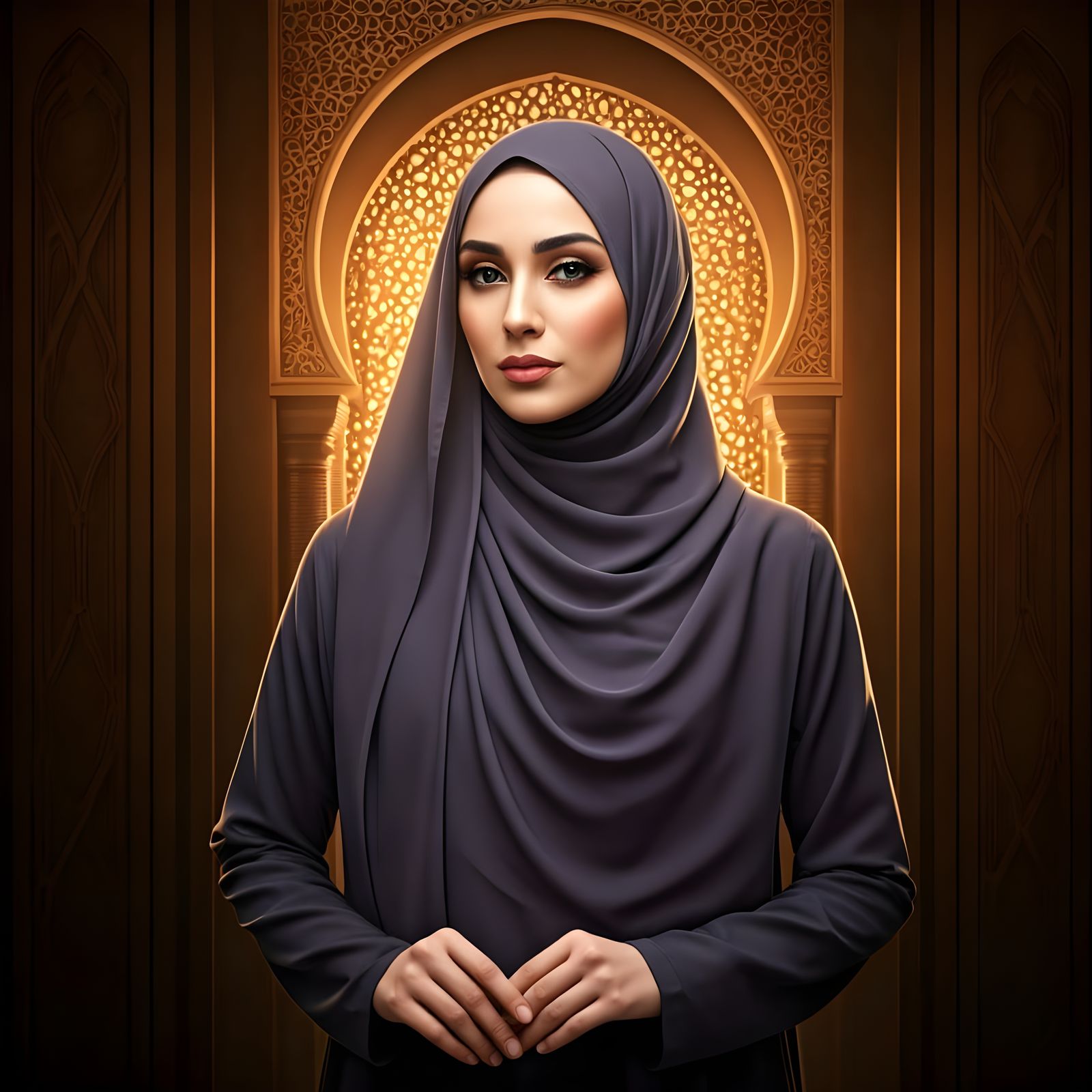 Elegant Islamic Geometric Patterns for Professional Halal Br...