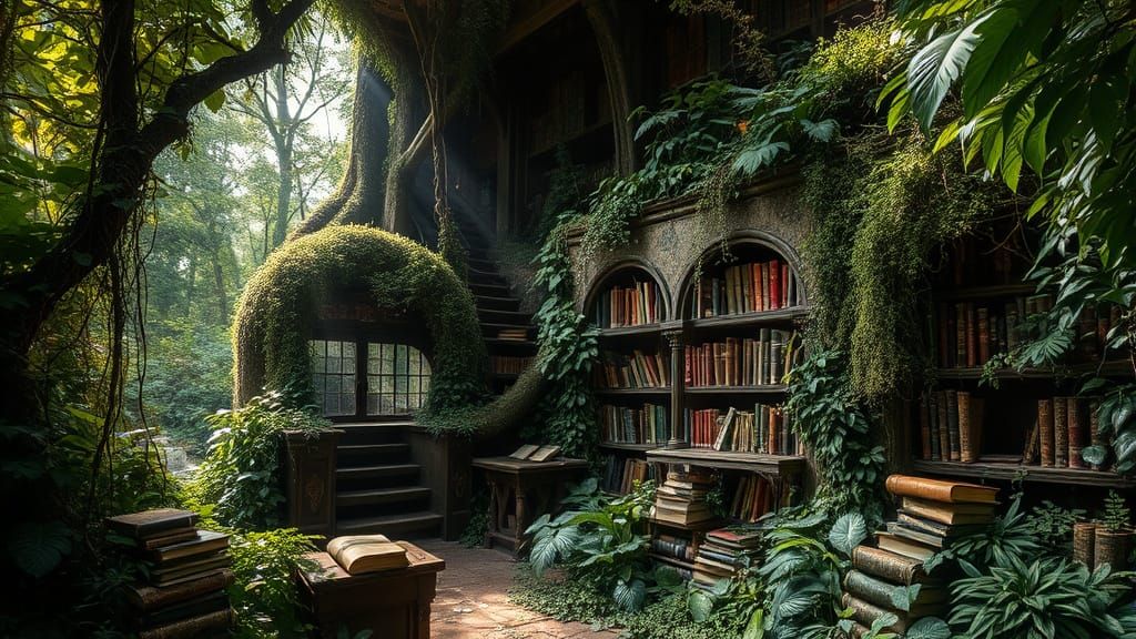 Enchanted Forest Library of Forgotten Lore