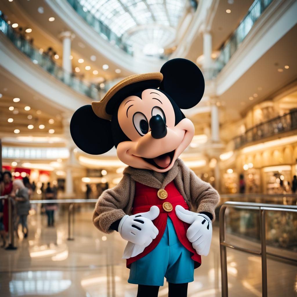 Mickey Mouse in Mall: Divine Sunshine