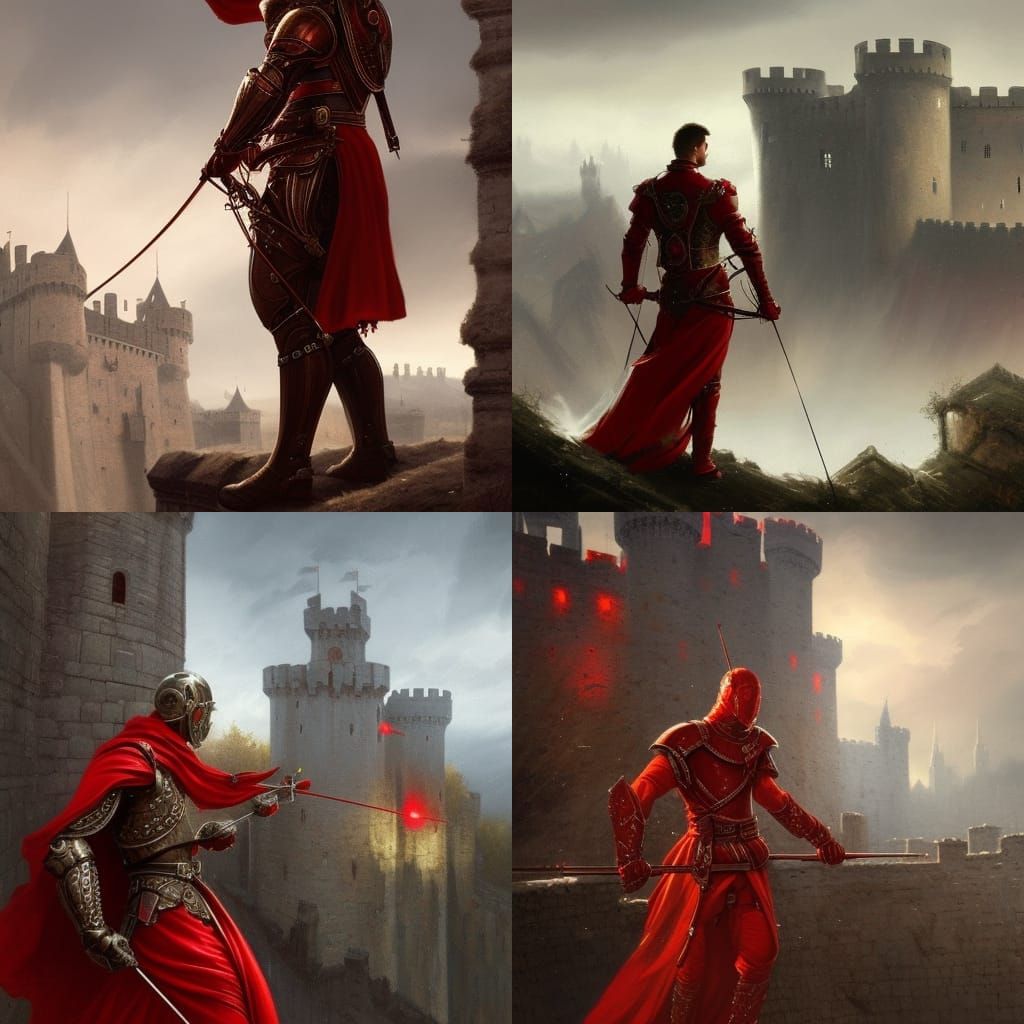 Armored Warrior with Crossbow: Dark Fantasy Concept Art