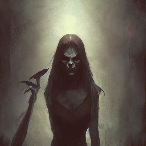 Sinister Dark Fantasy Scene