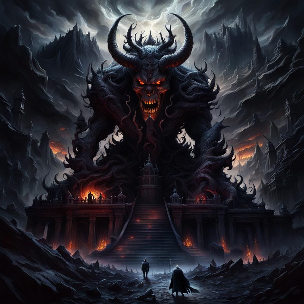 Infernal Dreamscape: A Sleeping Demon's Vision