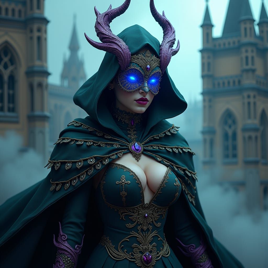 Hungary as Super Villain in Anime-Inspired 3D Art