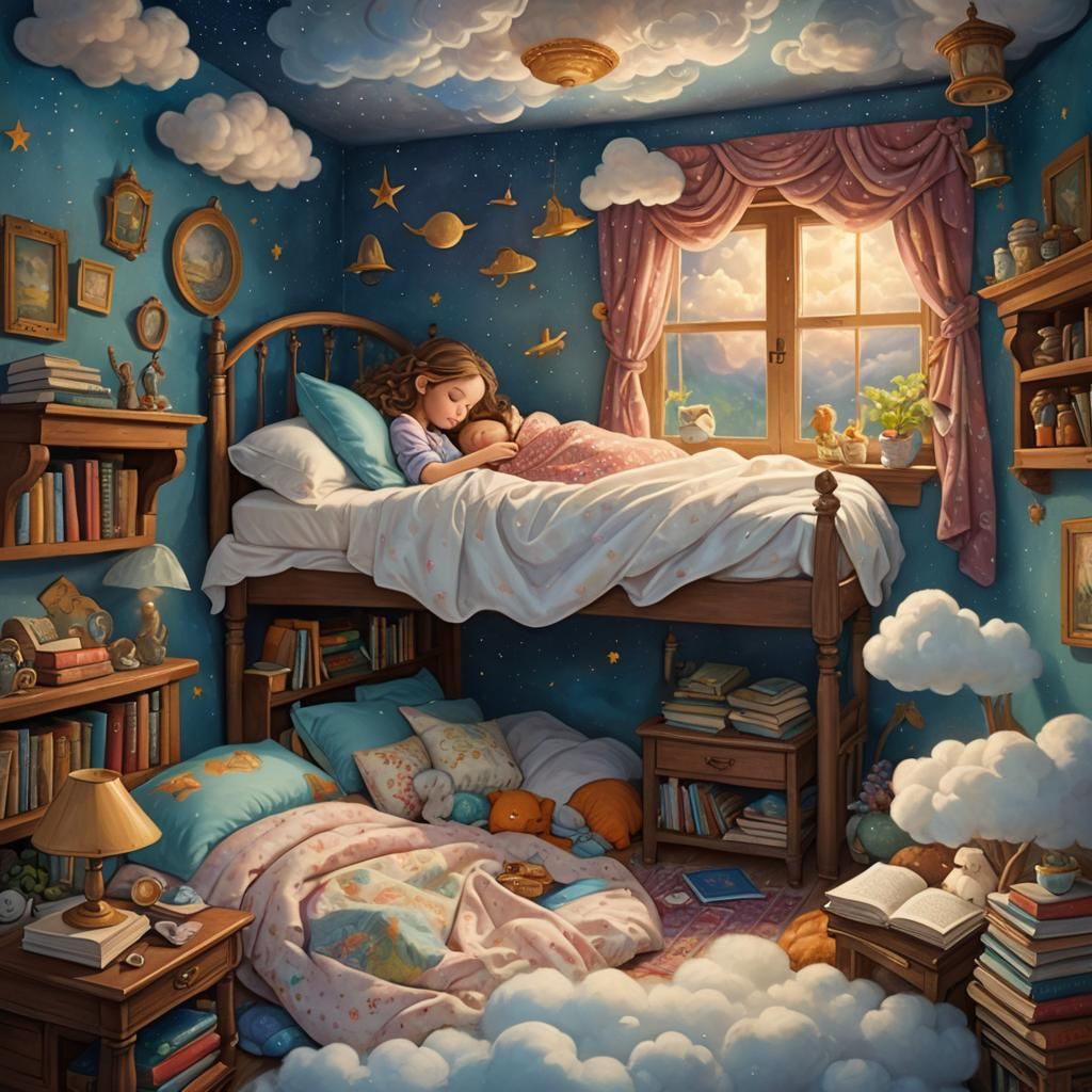 Dreamy Slumber: A Child's Fantasy World